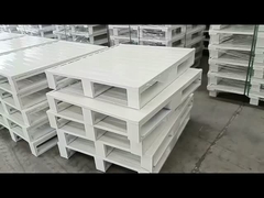 Palette à quatre voies en métal d'entrée de palette de palette en acier industrielle résistante en acier de fer